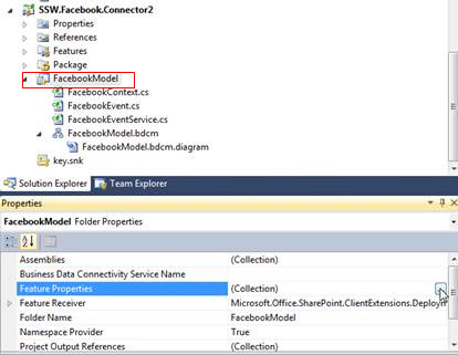 Go to FacebookModel | Feature Properties 